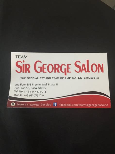 Sir George Salon Premier .